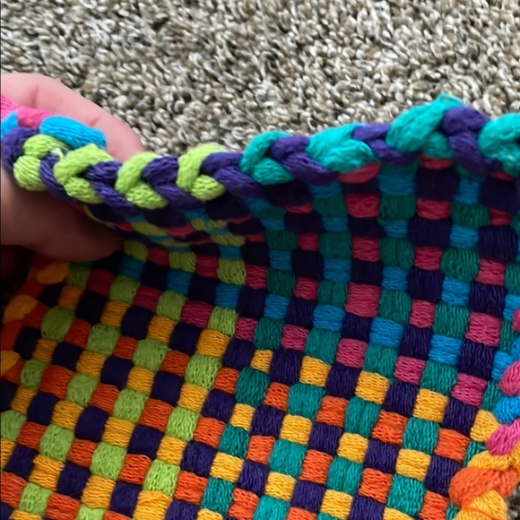 Colorful Woven Pot Holder - Picture 3 of 3